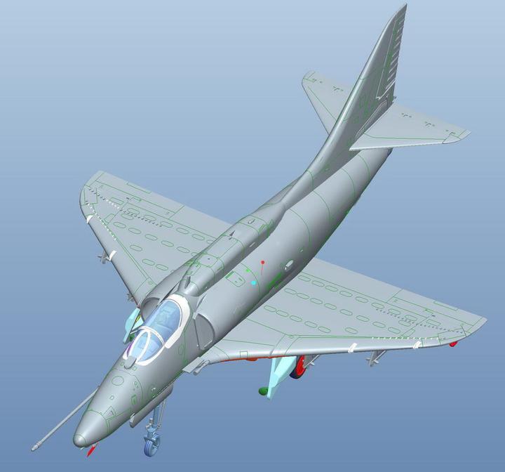 Actual product image Hobby Boss A-4F Sky Hawk