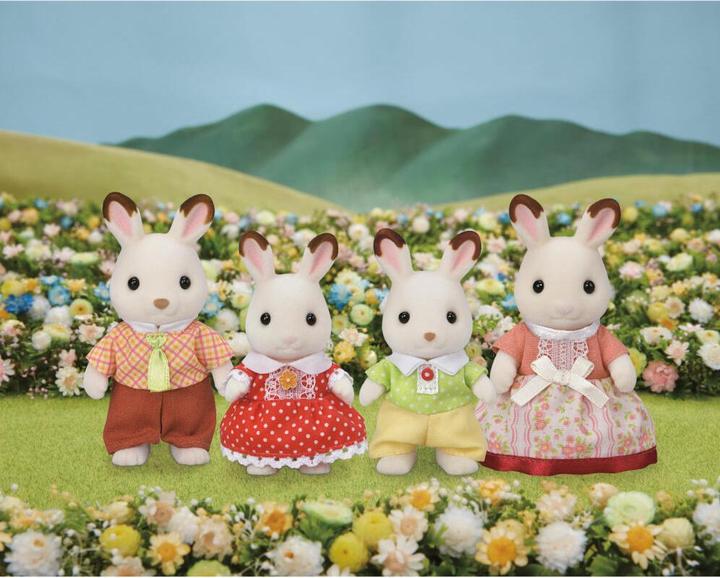 Actual product image Sylvanian Families Chocolate Bunny Family