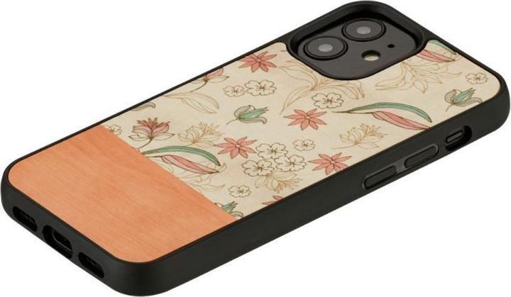 Image du produit Man&Wood coque pour iPhone 12 mini rose flower black (Apple iPhone 12 mini)