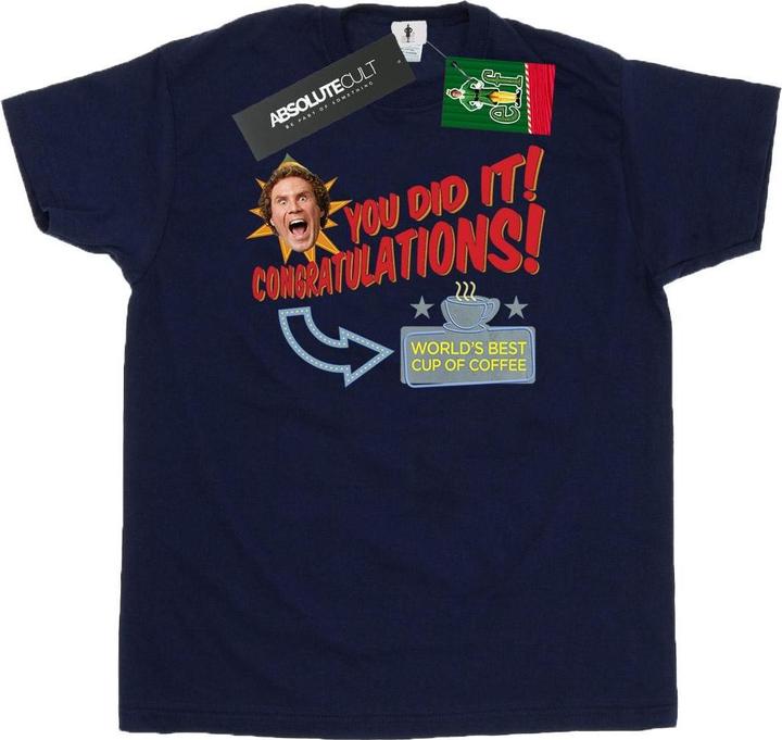 Elf World's Best Coffee TShirt (L)