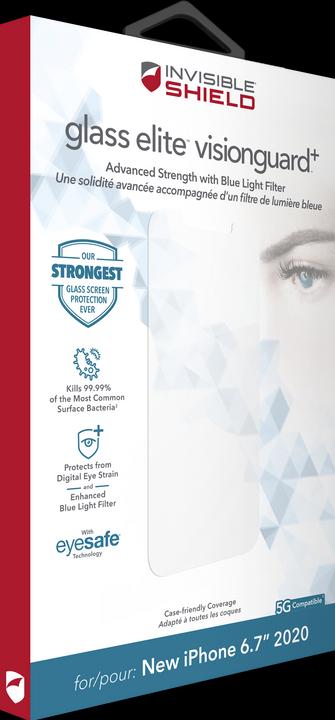 Image du produit InvisibleShield Verre Elite VisionGuard+ (en anglais) (1 pièce(s), Apple iPhone 12 Pro Max)