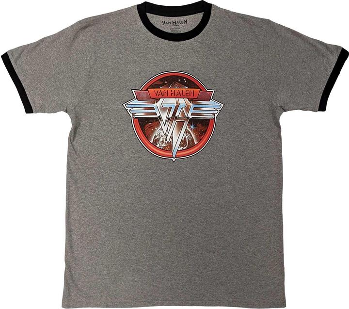 Immagine prodotto Van Halen Ringer Maglietta Cerchio Logo Adulto Unisex (M)
