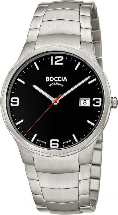 Actual product image Boccia 3656-02 Mens Titanium 39mm 5ATM Watch (Analogue wristwatch, 39 mm)