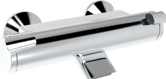 Produktbild Hansa Hansafit Eco Wannen- und Brausearmatur, Thermostat, Schwallauslauf, 65132101