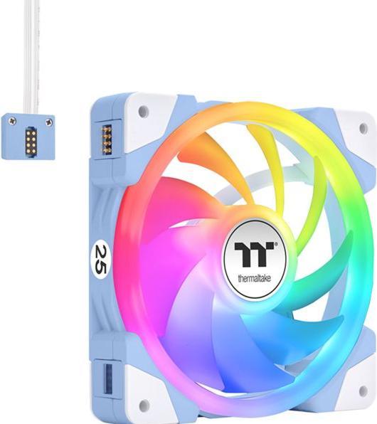 Image du produit Thermaltake Lot De 3 Ventilateurs De Boitier Swafan Ex Sync - 12cm (Bleu) (120 mm, 3 x)