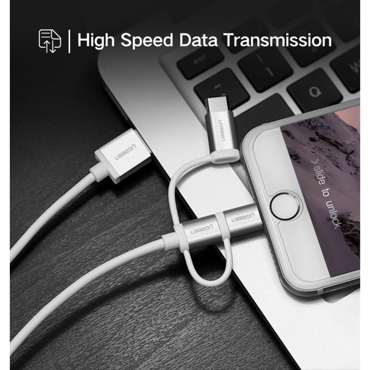 Image du produit Ugreen Câble multifonctionnel USB2.0-A 3 en 1 (1.50 m, USB 2.0)