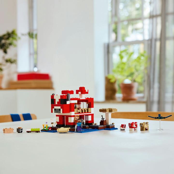 Immagine prodotto LEGO Das Pilzkuh-Haus (21270, LEGO Minecraft)
