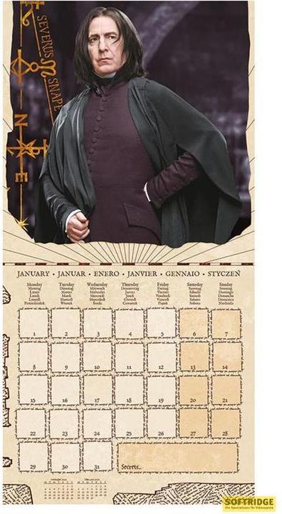 Produktbild Pyramid Harry Potter Kalender 2024 Magical Fundations (30 x 30 cm, Englisch)