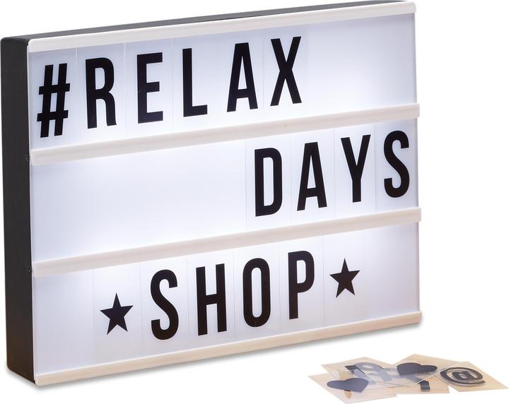 Produktbild Relaxdays Light Box