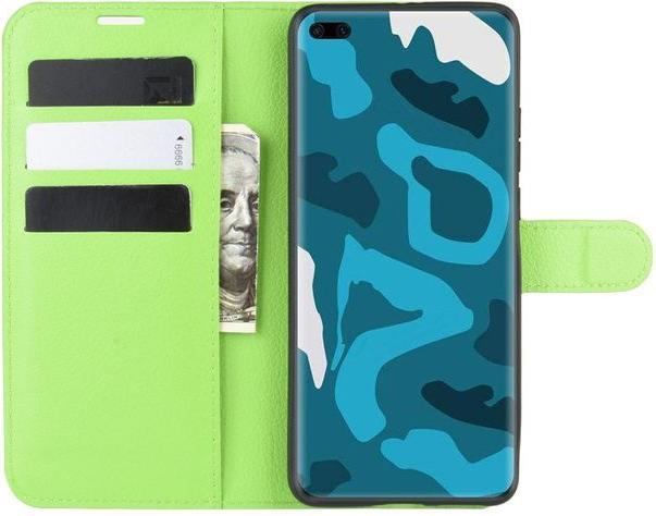 Actual product image MU Classic Litchi Leather Bookcover Series (Huawei P40 Pro+)
