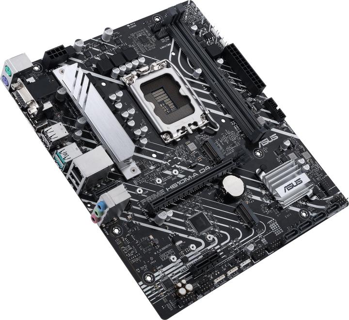 Actual product image ASUS PRIME H610M-A D4 (LGA 1700, Intel H610, mATX)