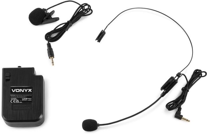 Image du produit speaker met Bluetooth - Vonyx VSA700-BP - met draadloze microfoon en headset microfoon - 1000W (Actif, 1x 500 W)