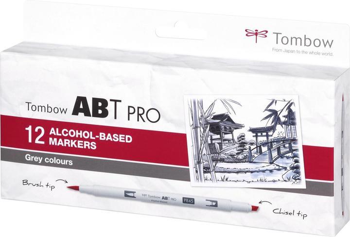 Immagine prodotto Tombow Matite Grey Colors, scatola, set di 12 (Multicolore, 12 x)