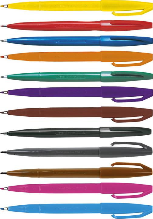 Actual product image Pentel sign pen (Red, 1 x)