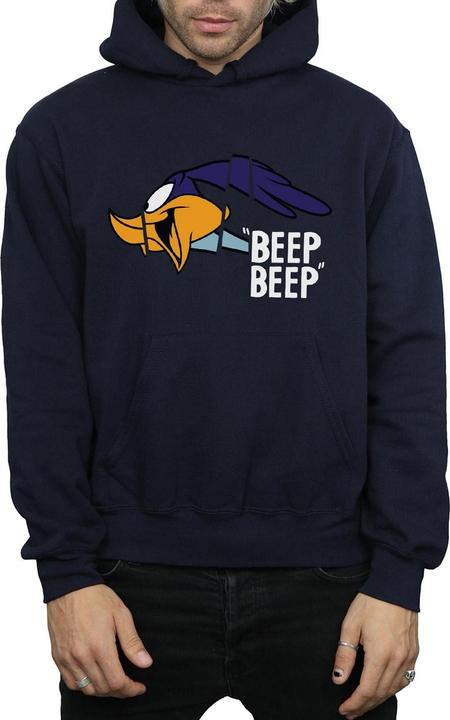 Actual product image Looney Tunes Mens Road Runner Beep Beep Hoodie (M)