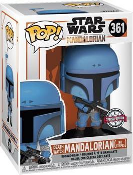 Actual product image Funko Pop Star Wars The Mandalorian Death Watch No Stripes Limited Edition