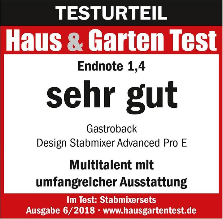Actual product image Gastroback Advanced Pro E (EU plug)