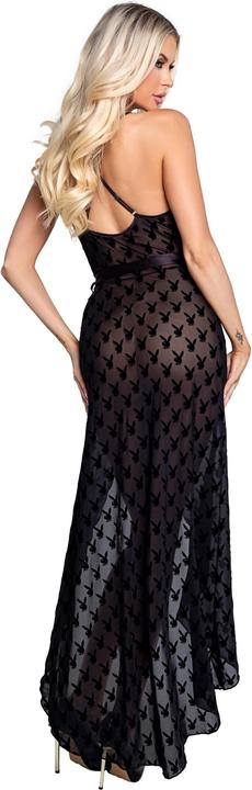 Actual product image Playboy Lingerie - Bunny Noir Slip Dress (S/M)