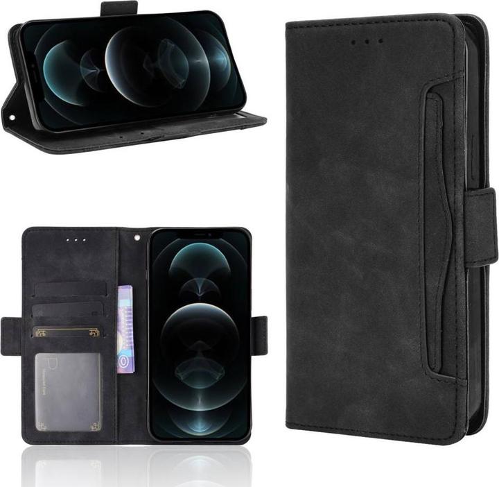 Produktbild Cover-Discount iPhone 13 mini - Etui mit vielen Kartenfächer schwarz (Apple iPhone 13 mini)