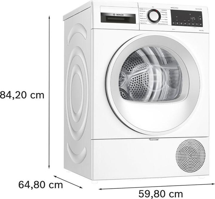 Actual product image Bosch Hausgeräte WQG233D1CH & WUU28T10CH (8 kg, Left, Right)