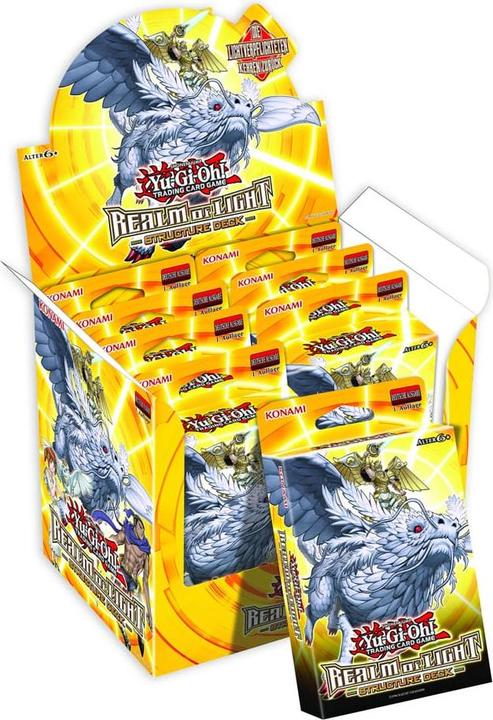 Konami Yu-Gi-Oh! TCG Structure Deck: Realm of Light (Reprint) Display (8) *Deutsche Version* (Deutsch)