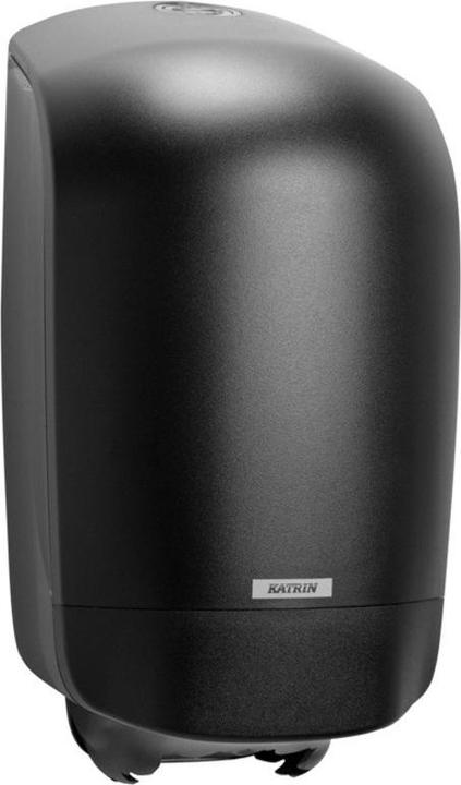 Actual product image Katrin Centrefeed S towel roll dispenser, black plastic with locking function, centrefeed dispenser