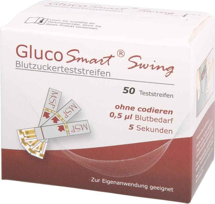 Produktbild Gluco Smart Glucosmart Swing Blutzu Te (Teststreifen)