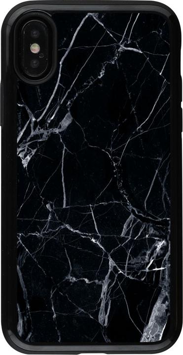 Produktbild PhoneLook Hülle Hybrid Armor schwarz Marble Black 01 (Apple iPhone X, Apple iPhone XS)