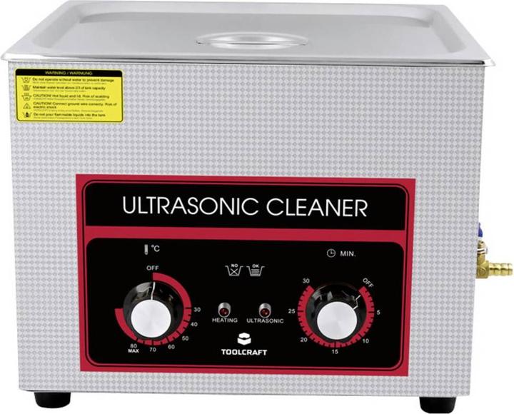 Actual product image Toolcraft USC-1500 Ultraschallreiniger Bürobedarf, Schmuck, Werkstatt 360 W 15 l (40 kHz, 15000 ml)