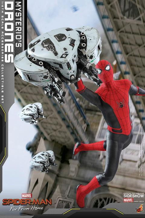 Actual product image Hot Toys Spider-Man: Far From Home "Mysterio's Drones" 1/6 Accessory Set