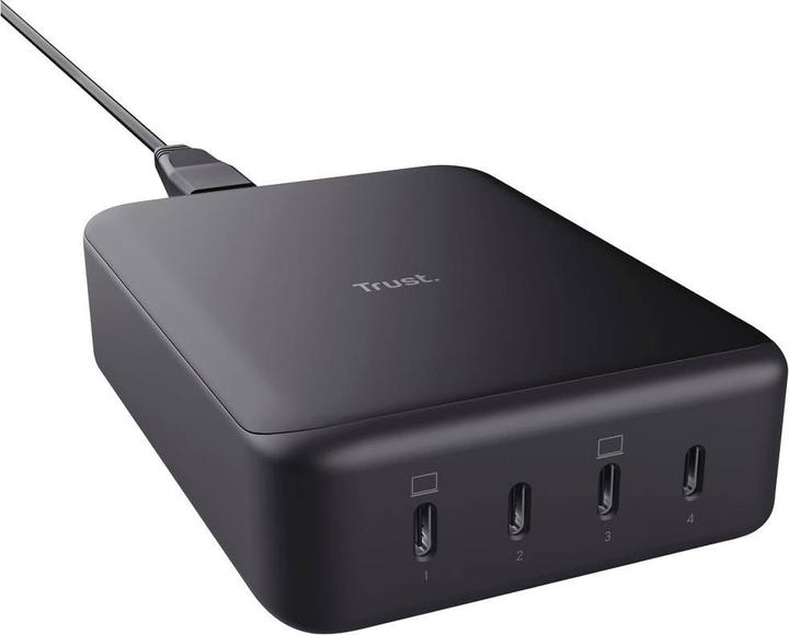 Trust Caricabatterie da tavolo MAXO 240W 4-PORT USB-C (240 W)