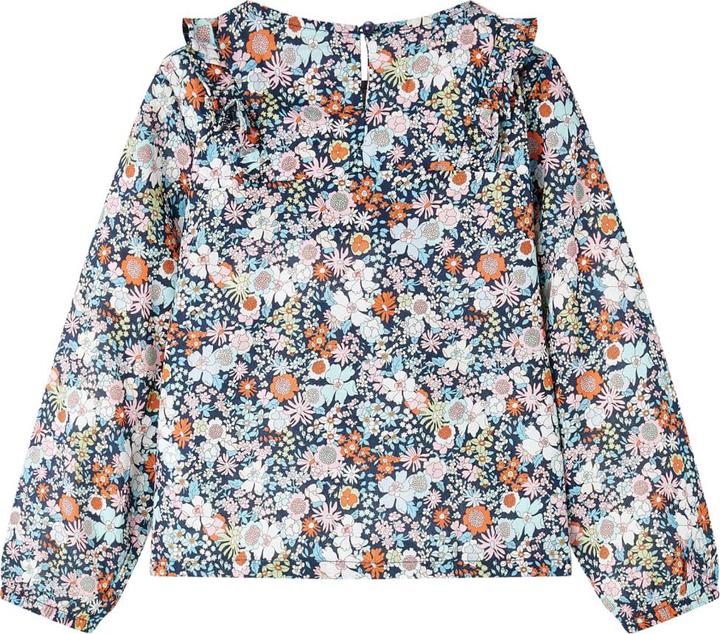 Image du produit VidaXL Blouse à manches longues pour enfants Bleu foncé 92,Matière : 100 (92)