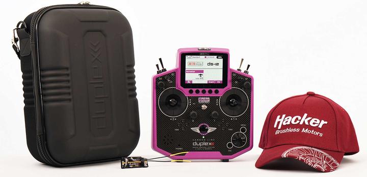 Actual product image Hacker Handheld transmitter DS-12 Special Edition Carbon Purple Multimode