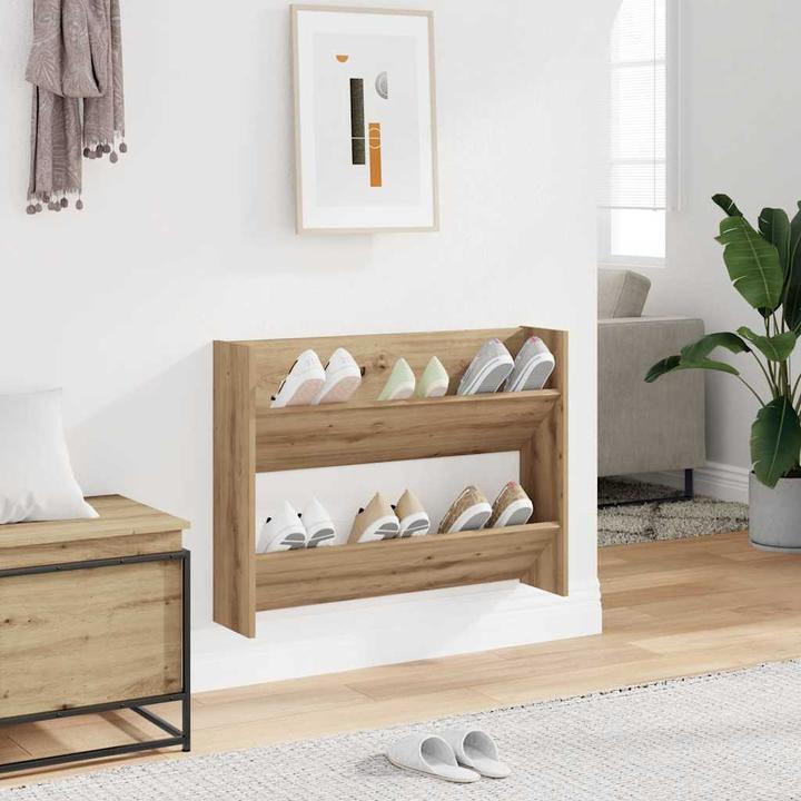 Produktbild VidaXL Wand-Schuhregal (80 x 18 x 60 cm)