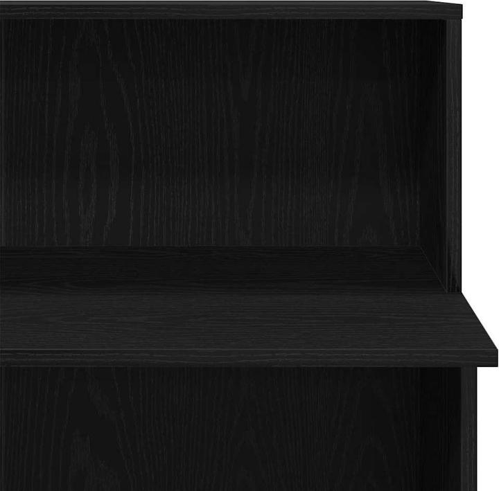 Image du produit VidaXL Comptoir d'accueil Noir 100x50x103,5 cm Bois composite Comptoir d'accueil