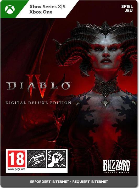 Produktbild Microsoft Xbox Diablo 4 Digital Deluxe Edition Download Code (Xbox Series X, Xbox Series S, PC, Xbox One S)