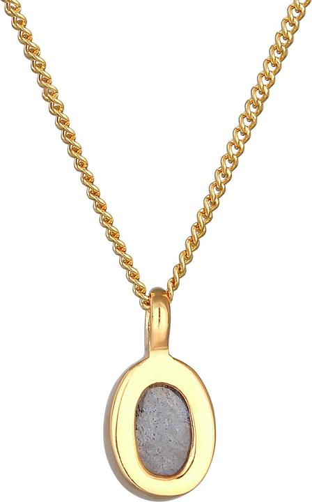 Produktbild Elli Edelsteinkette (375 Gelbgold, Labradorit, 42 cm)