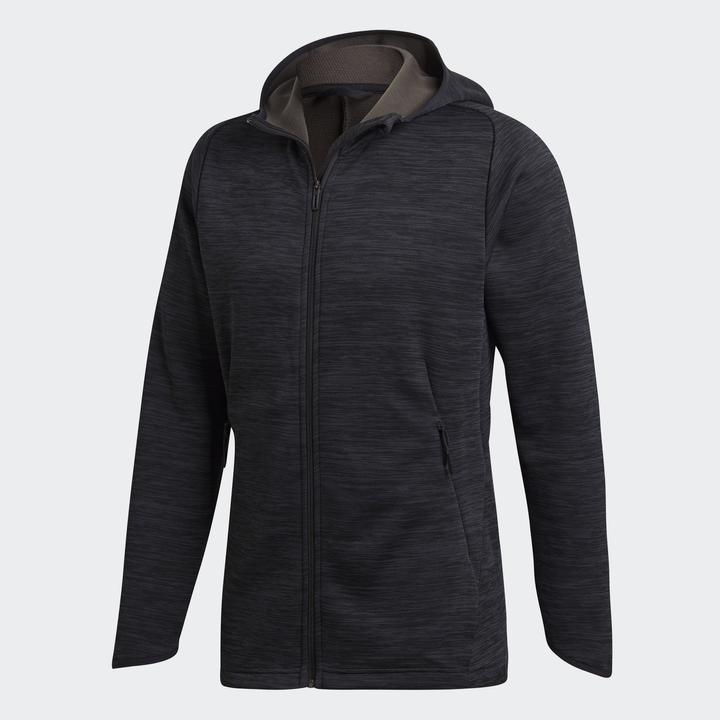 Actual product image adidas Training Freelift Hoodie hooded jacket 360 Climaheat carbon (S)