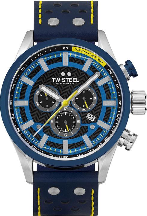 Produktbild TW-Steel SVS208 Fast Lane Chronograph Limited Edition 48mm 10ATM (Chronograph, 48 mm)