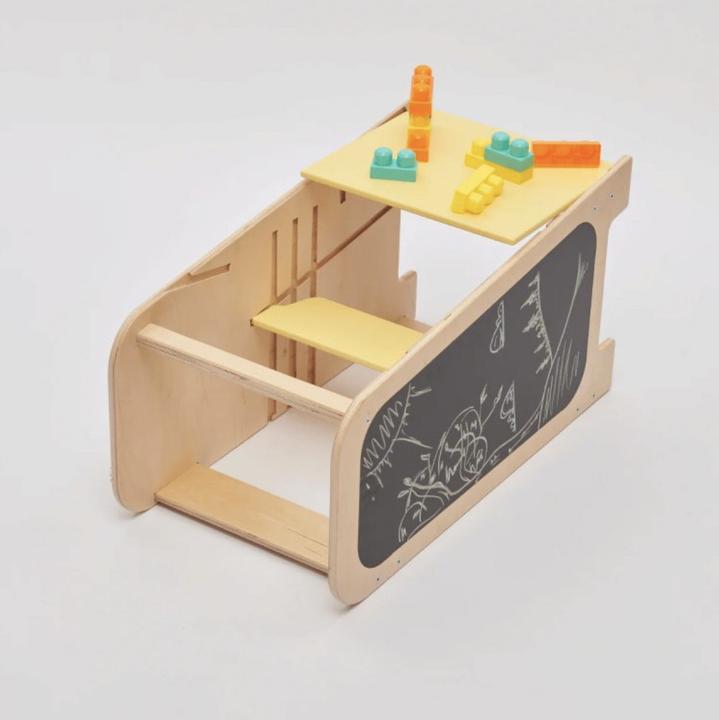 Actual product image Montessori Multifunktionaler Helfer Tower 5-in-1 - Multifunctional Helper Tower 5-in-1 ® by busy kids