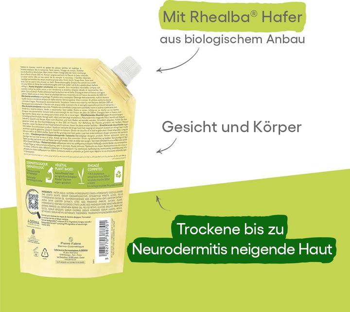 Immagine prodotto A-Derma EXOMEGA CONTROL Olio detergente Ricarica Olio (Lozione detergente, 500 ml)