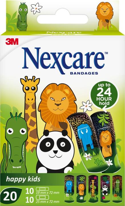 Produktbild 3M Display Kinderpflaster Happy Kids Animals 12 Stück (12 x)