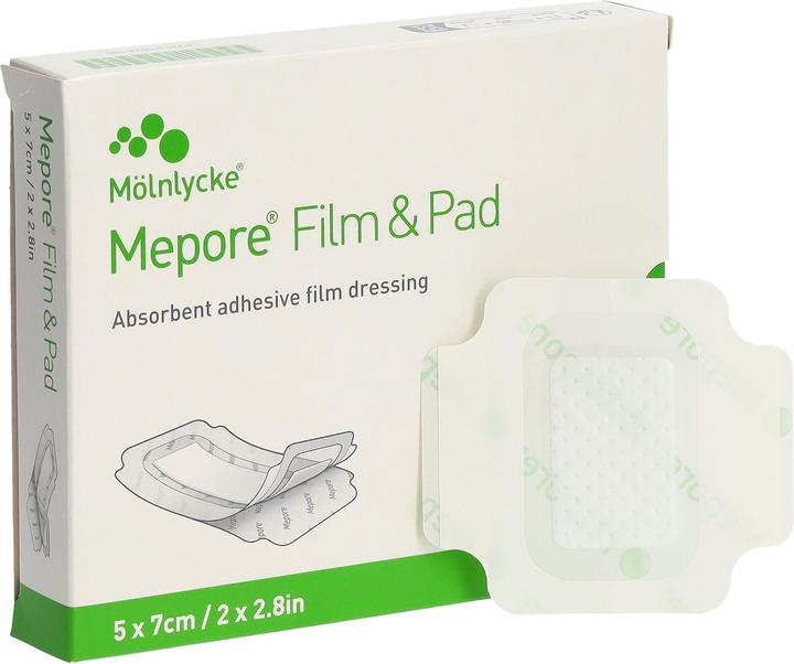 Actual product image Mepore Film & Pad 5x7cm square (new) 5 pcs. (5 x)