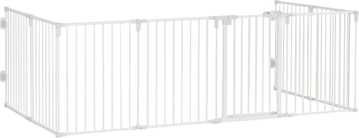 Image du produit PawHut Barrière pour chiens composée de 8 panneaux (62.50 cm)