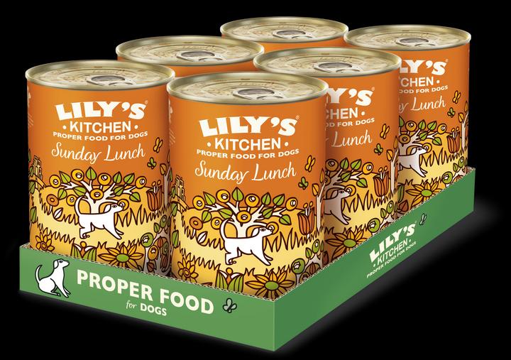 Image du produit Lily's Kitchen Nassfutter Sunday Lunch, 6 x 400 g (Adulte, 1 pcs, 2770 g)