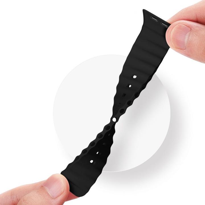 Produktbild Dux Ducis Strap Watch Strap 8 / 7 / 6 / 5 / 4 / 3 / 2 / SE (45 / 44 / 42mm) Silicone Band Bracelet B (44 mm, 45 mm, 42 mm, Edelstahl, Silikon (liquid))