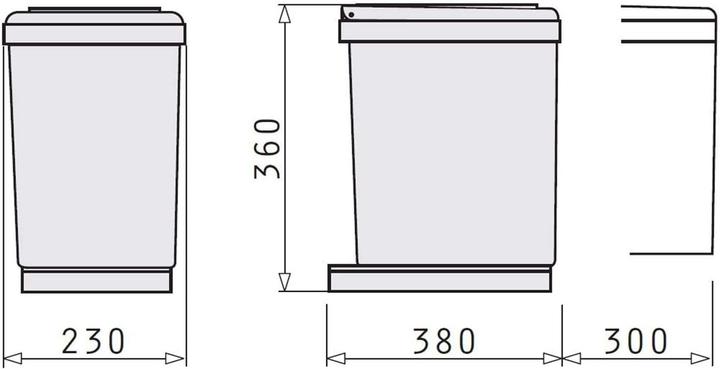 Image du produit Pyramis Collecteur de déchets (7.50 l)