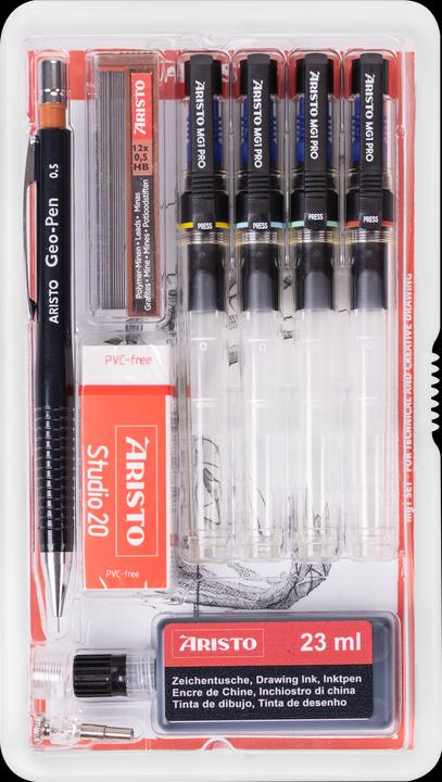 Image du produit Aristo Stylo à encre de Chine Cassette MG1 (Transparent, 1 x)