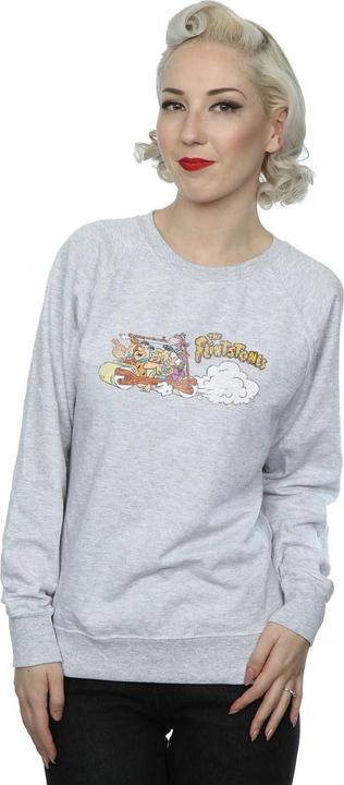 Immagine prodotto The Flintstones Family Car Distressed Felpa Donna (S)