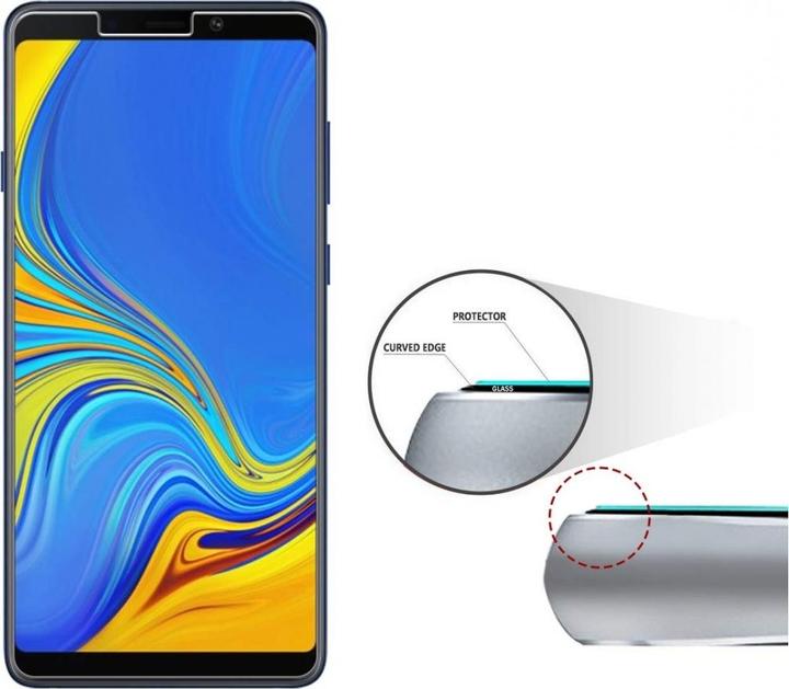 Produktbild Screenguard Samsung Galaxy A9 2018 Panzerglas Schutzfolie Case Friendly Design (1 Stück, Samsung Galaxy A9 (2018))